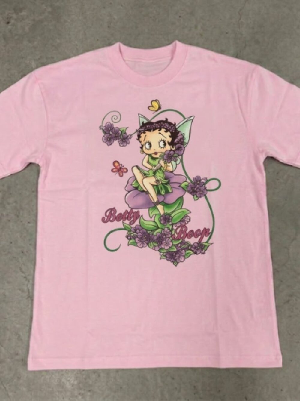 Betty Boop Floral Graphic Tee